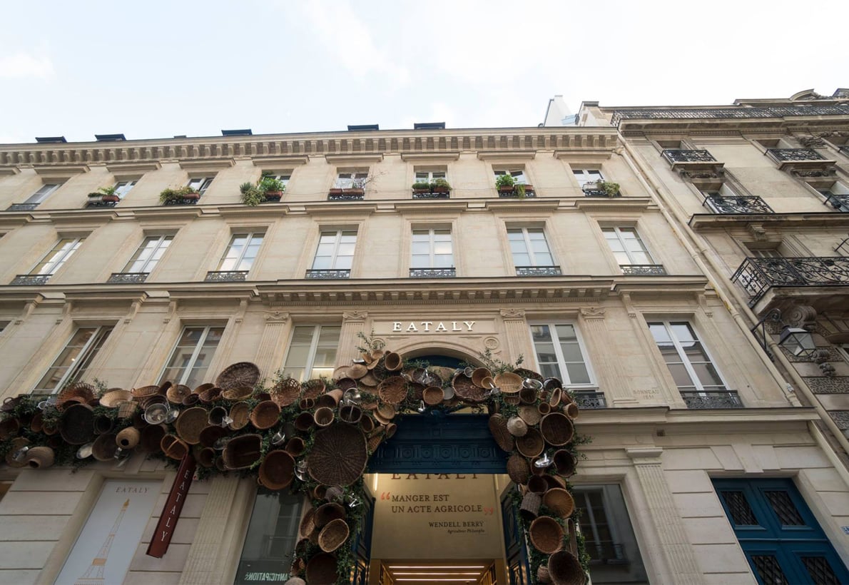 Ernestomeda à Paris, dans le point de vente Eataly