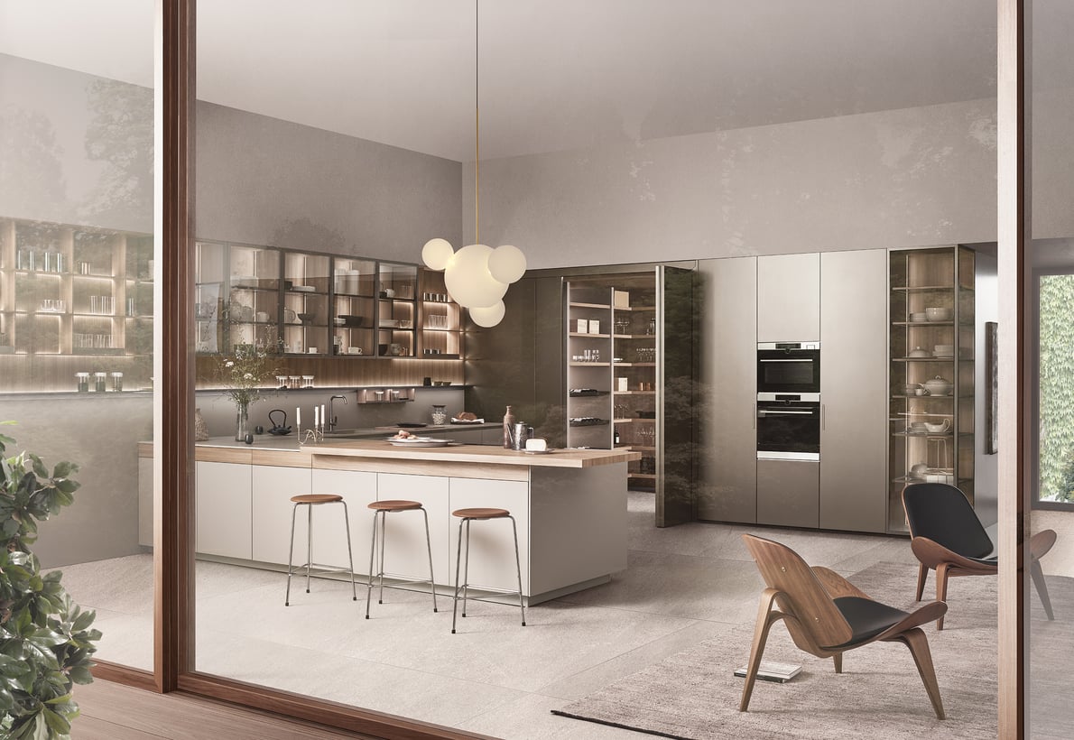 Progetto Cucina Vetrina View