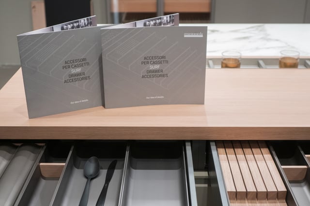 Ernestomeda publishes a series of brochures to promote some of the finest details of its latest collections
