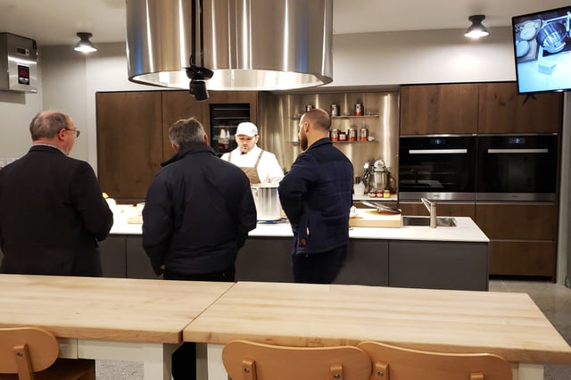 Ernestomeda at the new Eataly point of sale in Toronto