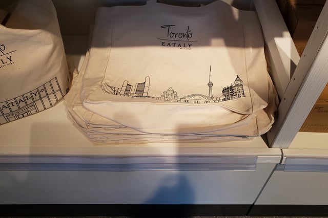 Ernestomeda at the new Eataly point of sale in Toronto