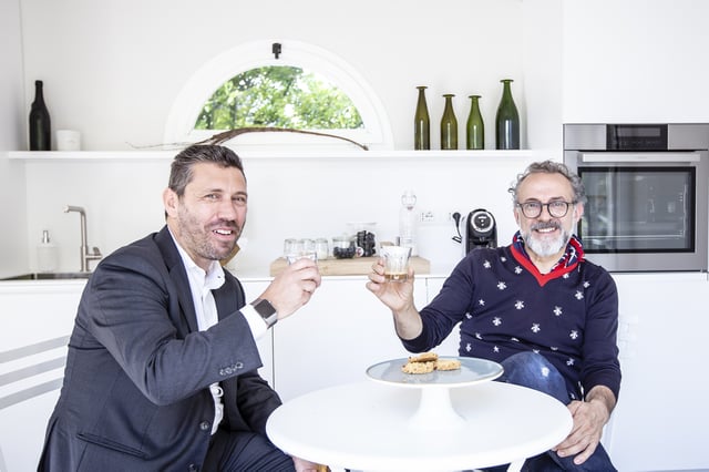 Ernestomeda provided the kitchens for the new Country House created by Massimo Bottura and Lara Gilmore