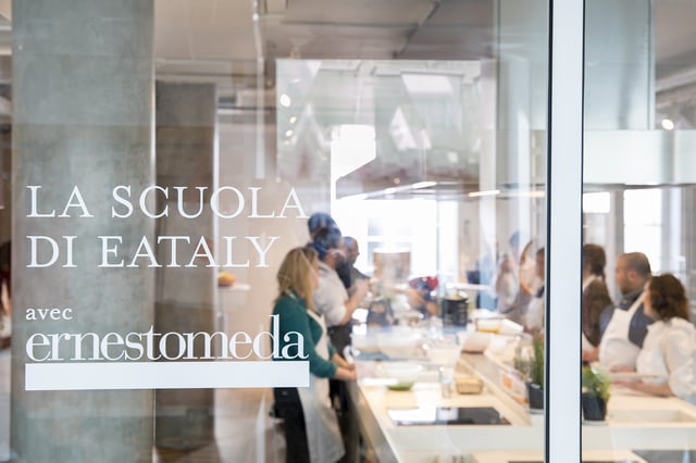 Ernestomeda at the new Eataly point of sale in Paris
