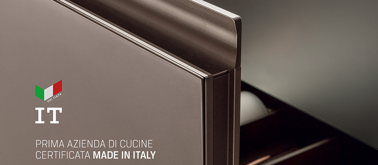 Ernestomeda è la prima azienda del settore cucine a ottenere l&#39;autorevole certificazione del Made in Italy