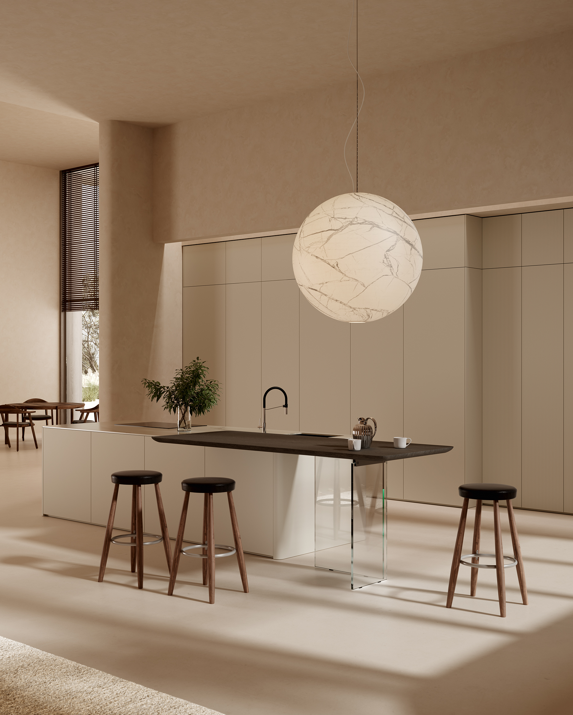 Cloud Dancer, colore dell’anno 2026: il bianco etereo secondo Ernestomeda
